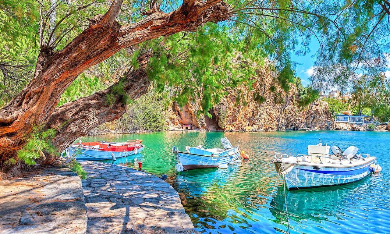 Villa Carolina Private Pool Agios Nikolaos  Luaran gambar